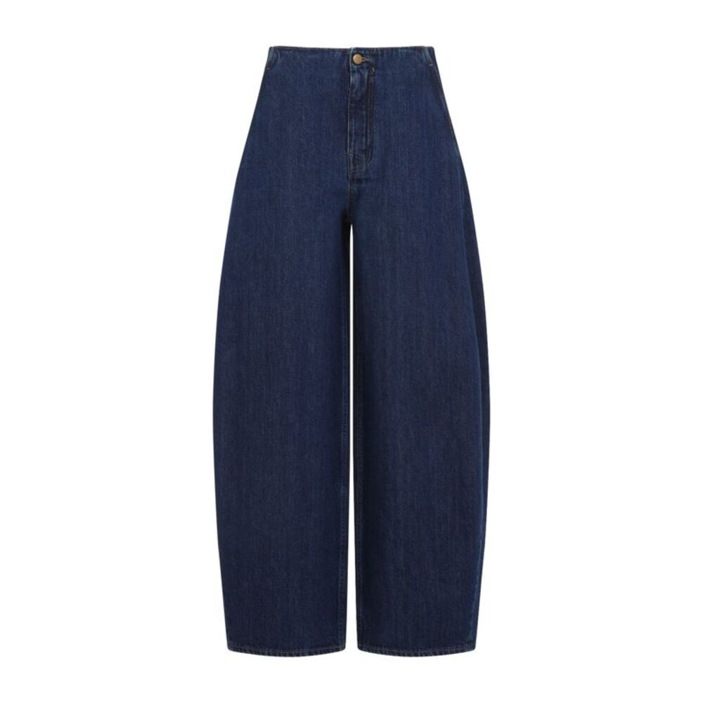 Jil Sander Wide Leg Denim Pants Women